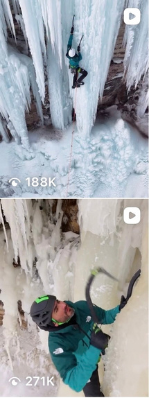 Saved performance screenshots: Grand Island and Sam Elias. Views shown from top to bottom: 188K, 271K.
